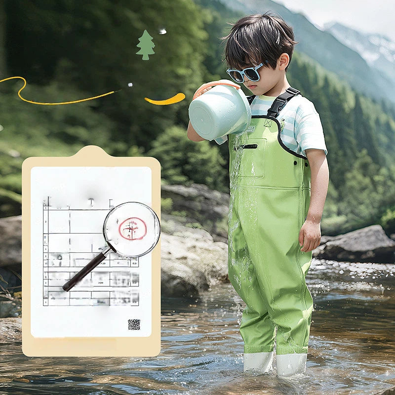 Wathose oder Gummistiefel: Was ist für Kinder besser?