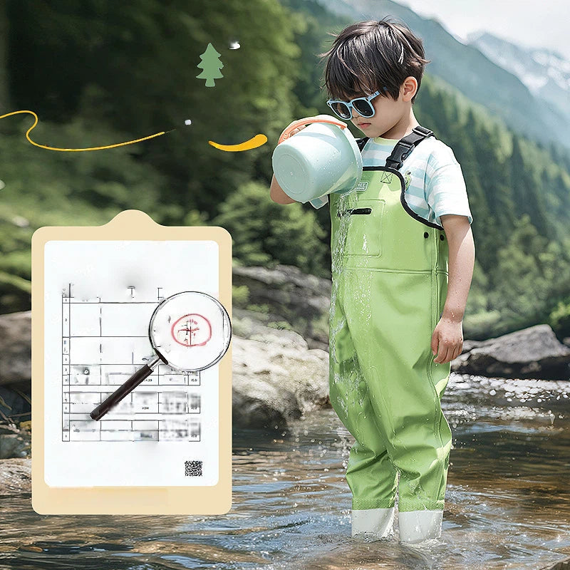 Wathose oder Gummistiefel: Was ist für Kinder besser?
