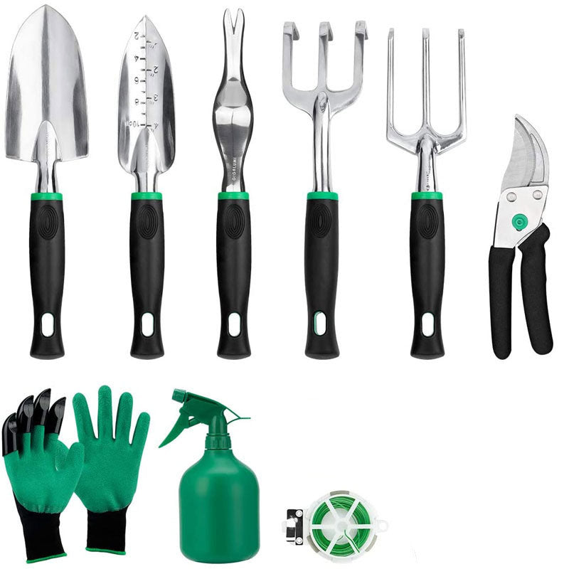 11-teiliges Gartenwerkzeug-Set – Vielseitiges Gartenset für Heim- und Landschaftspflege, Gartenarbeit & Pflanzenpflege