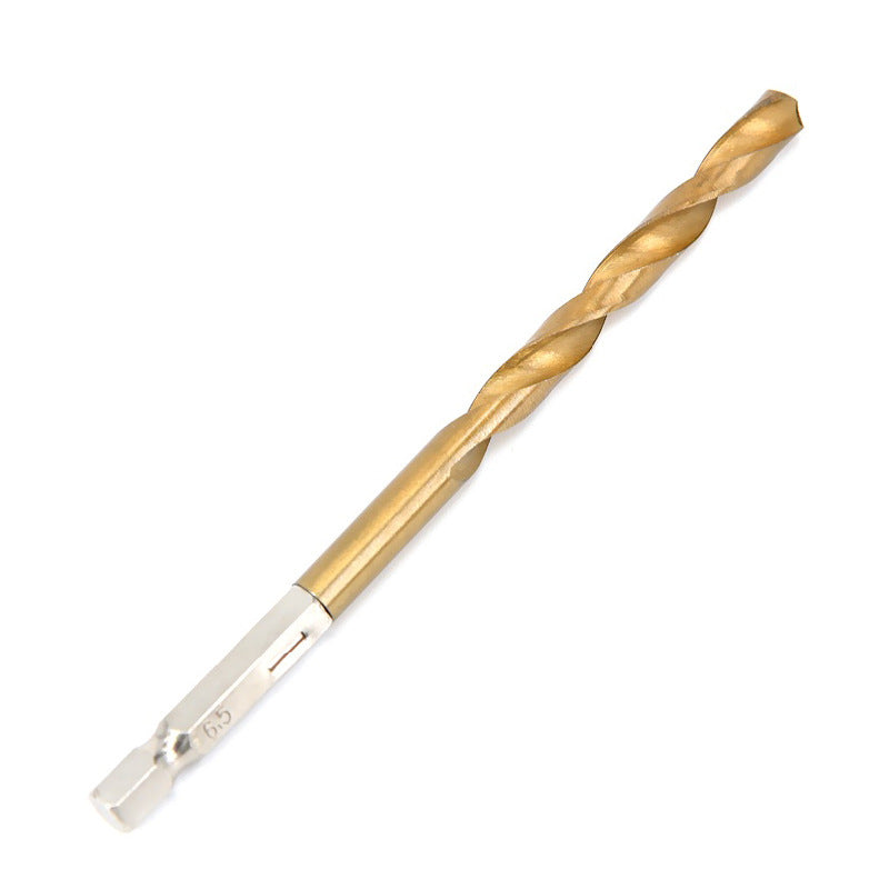 13-tlg. HSS Spiralbohrer Set – Titanbeschichtete Bohrer mit 1/4" Sechskantschaft – Schnellarbeitsstahl für Holz, Kunststoff & Metall – Universal Bohrer-Sortiment für Akkuschrauber