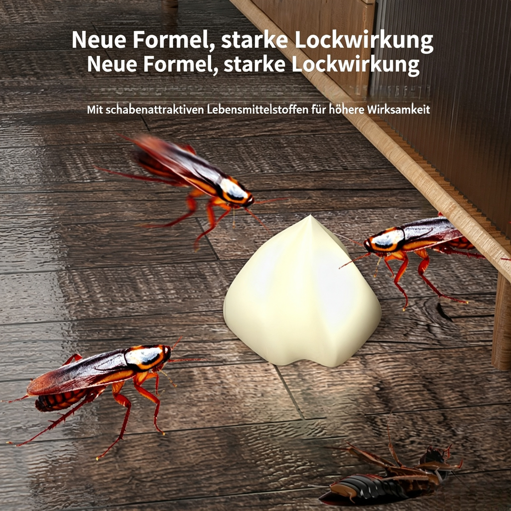 Kakerlaken Gel Bait (2er-Set) – Starkes Schabengift mit Übertragbarer Nestwirkung, Professionelles Kakerlakengift Spritze mit Lockstoff für Küche, Bad & Haushalt