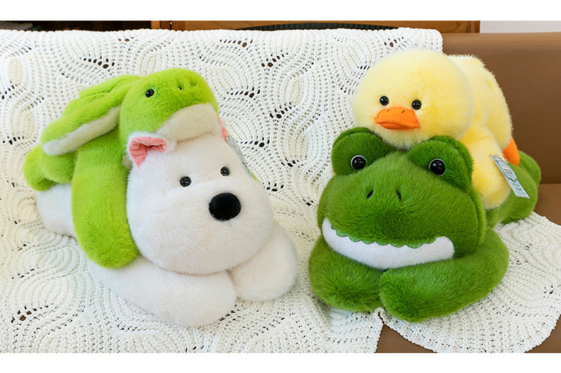 Süßes Plüschtier 45cm – Flauschiges Kuscheltier als Geschenk für Kinder, Freundin & Geburtstag