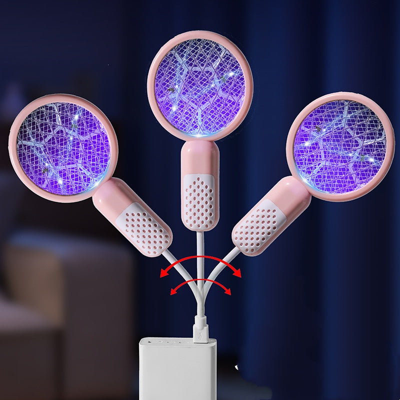 UV Mückenfalle mit USB Anschluss für Innen und Außen Elektrischer Insektenvernichter für Hotel und Ferienwohnung Effektive Mückenabwehr für Garten und Terrasse