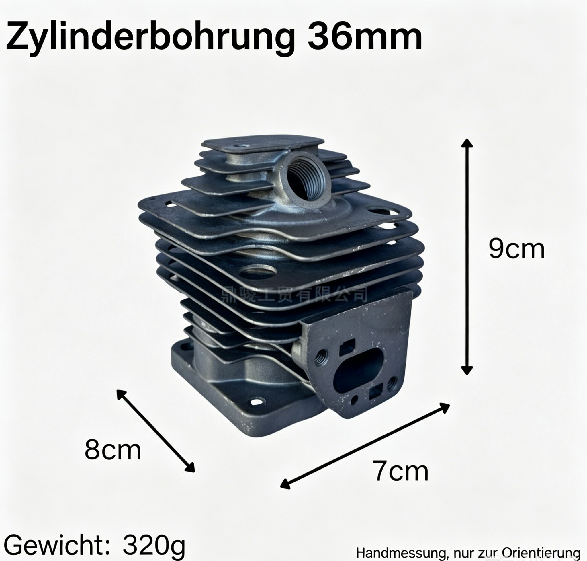 36mm Zylinder-Kit für 36F Motoren: Komplettes Kolben- & Zylindersatz mit Dichtungen im Set