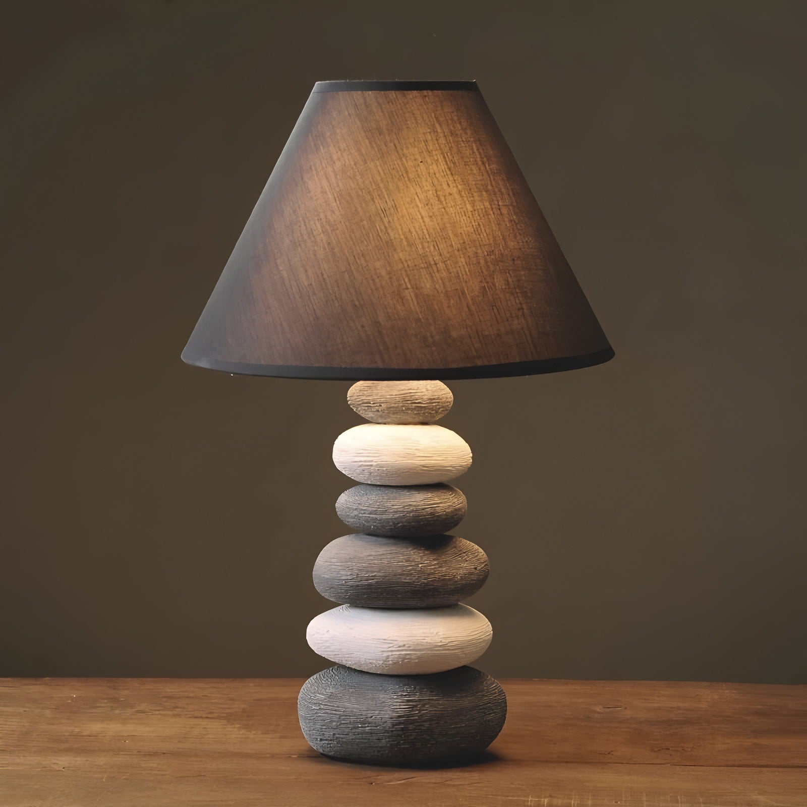 Retro Tischlampe im Amerikanischen Stil mit Stoffschirm Gemütliche Nachttischlampe für Schlafzimmer und Wohnzimmer Vintage Dekoleuchte für Warmes Licht