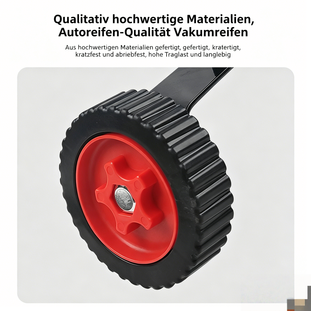 Universal Stützräder für Rasentrimmer & Motorsense: Führungsrad für 26mm/28mm Schaft