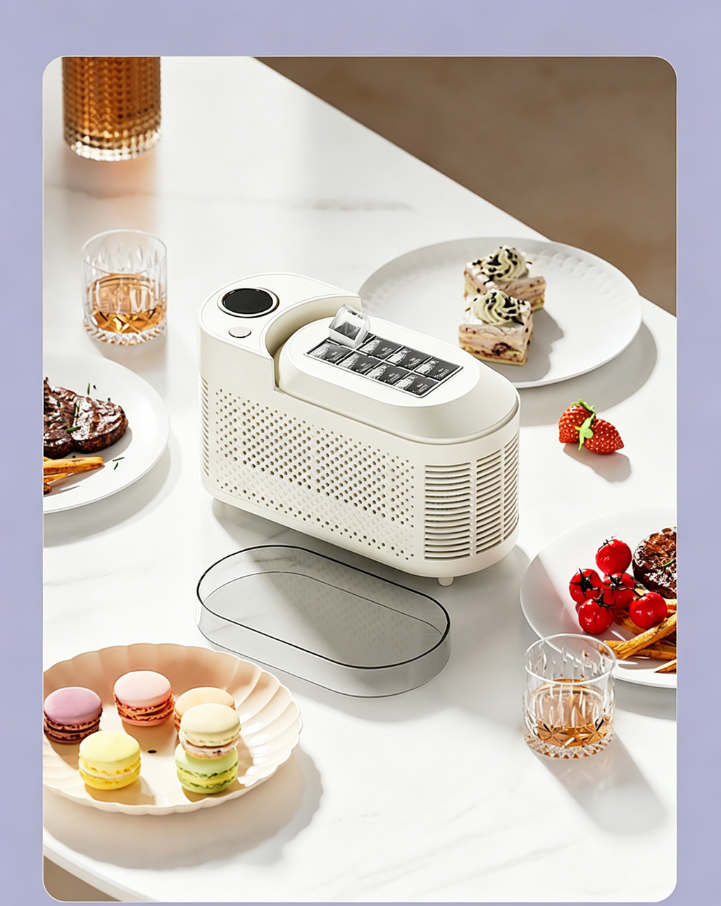 Mini-Eiswürfelmaschine für Zuhause & Büro: Kompakter Eisbereiter für schnelle Eiswürfel