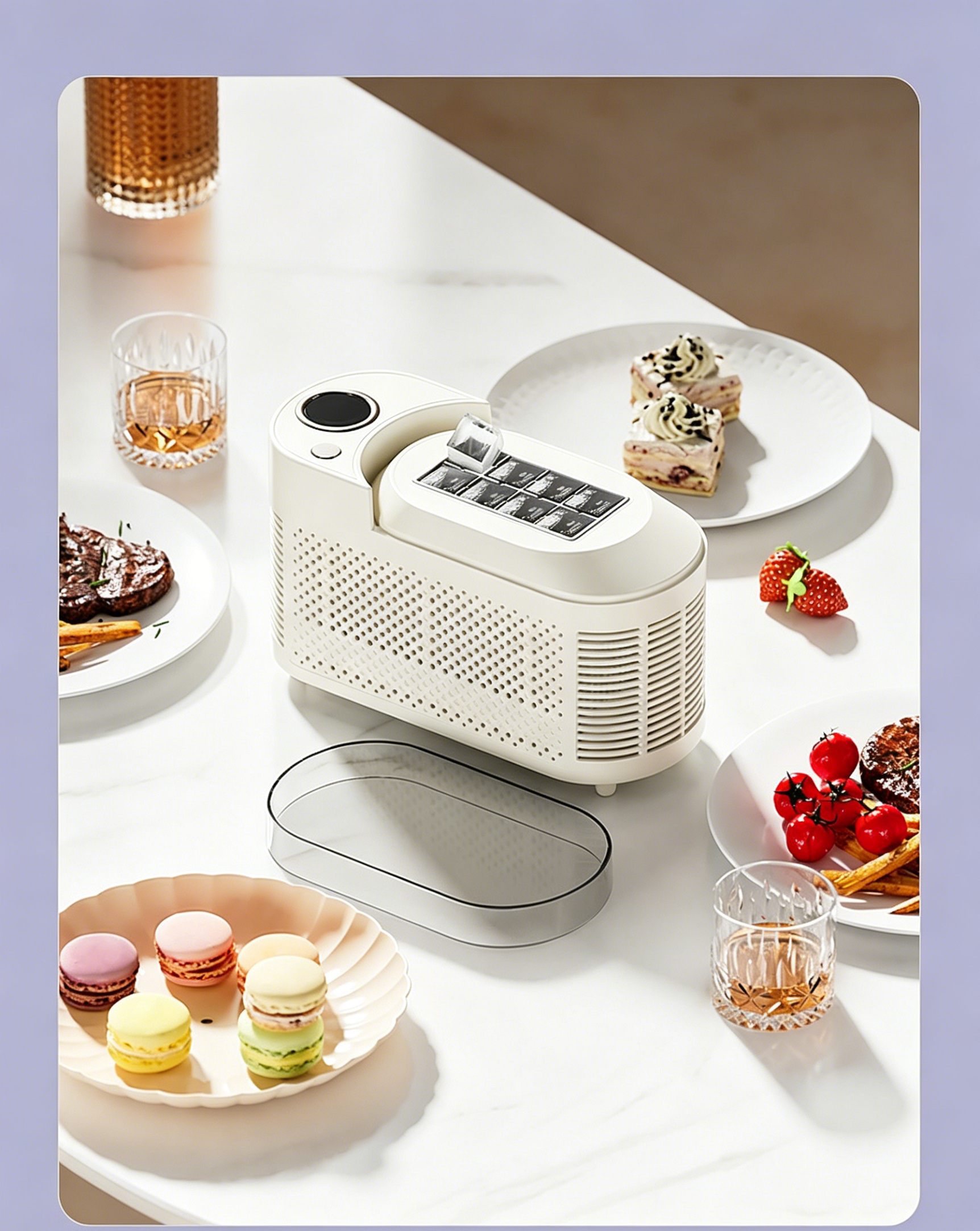 Mini-Eiswürfelmaschine für Zuhause & Büro: Kompakter Eisbereiter für schnelle Eiswürfel