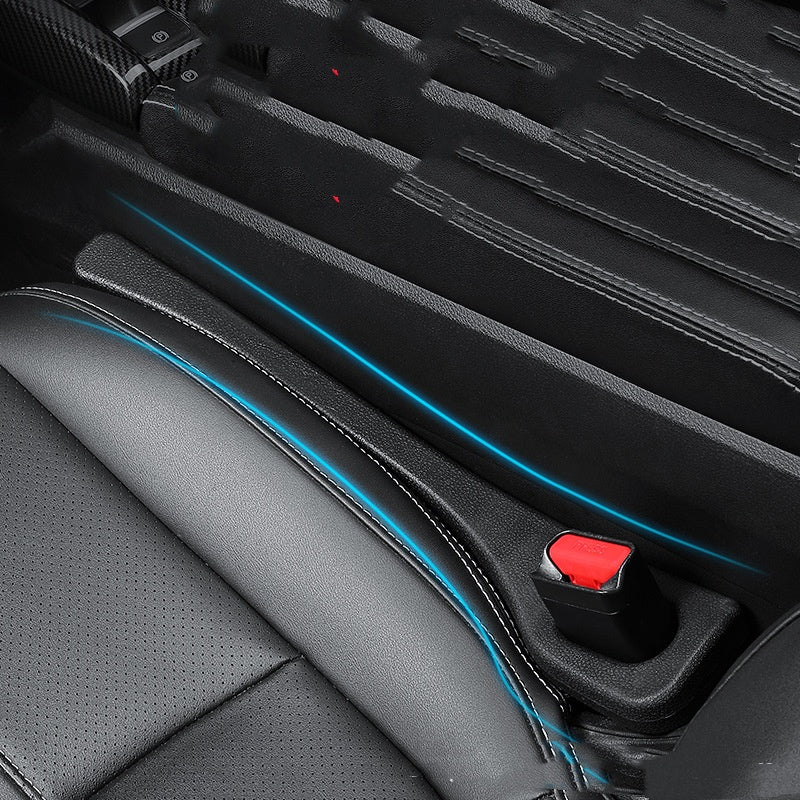 Auto Sitzlückenfüller mit Organizer-Funktion – Universelle Lücken-Polsterung – Auslaufsicherer Seitennaht-Stopper für Schlüssel & Handy – 2er Set