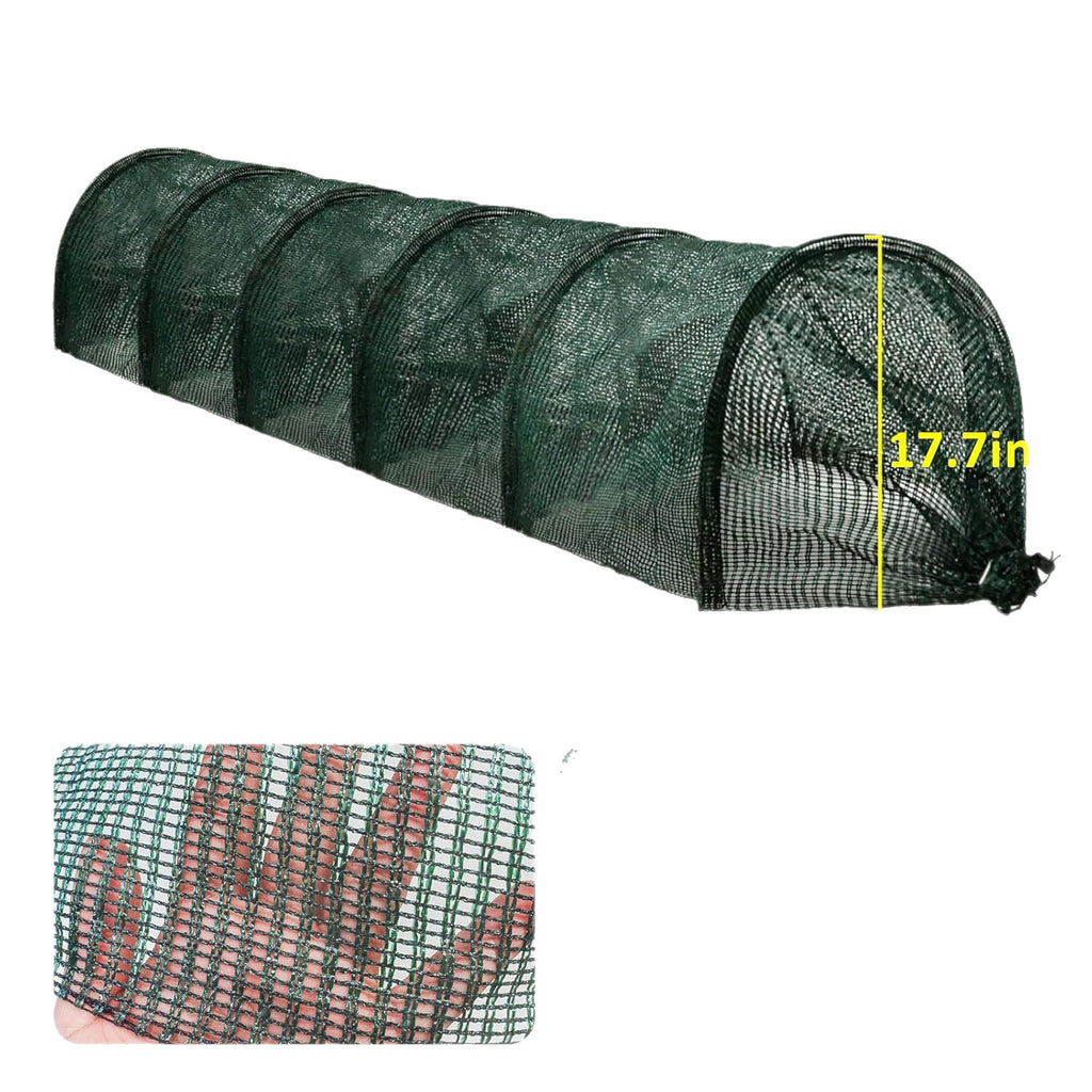 2-in-1 Garten-Tunnel-Gewächshaus – 3m Sonnenschutznetz & Pflanzenschutz – Schneller Aufbau – UV-Beständige Tunnel-Abdeckung