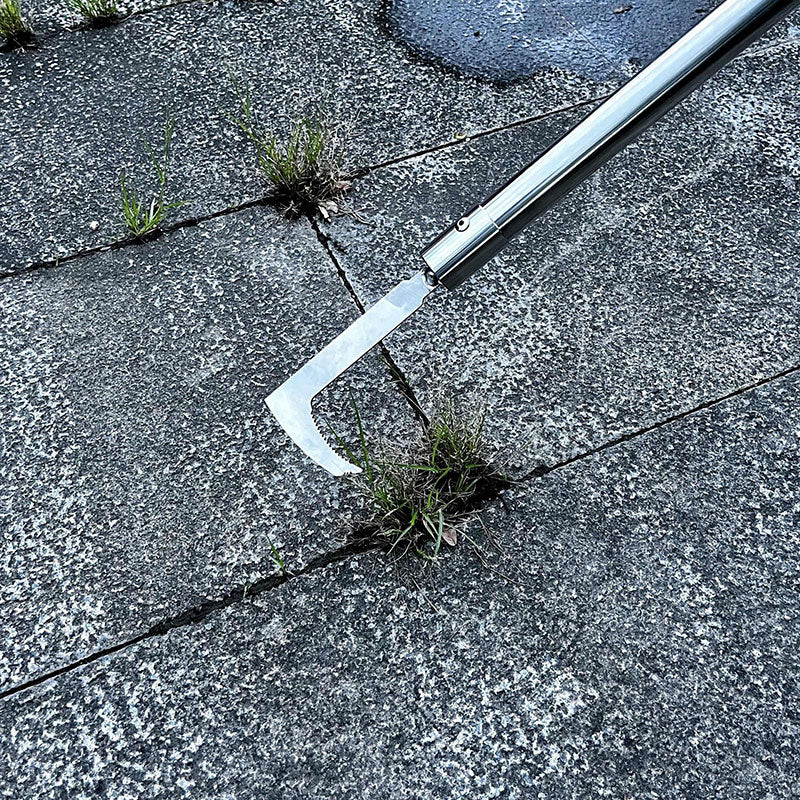 2-in-1 Fugenreiniger Werkzeug – Fugenbürste & Unkrautmesser für Garten, Terrasse & Pflastersteine Reinigung