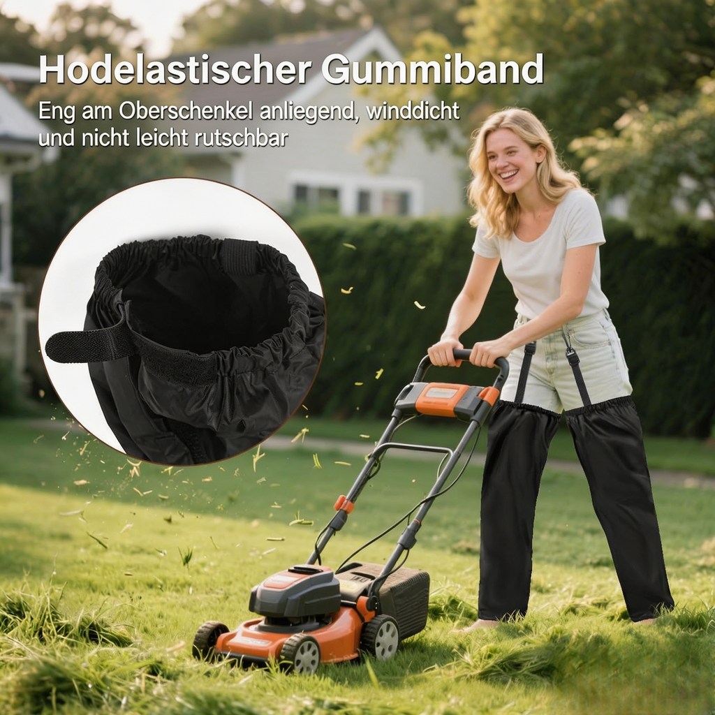 Wasserdichte Gamaschen für Rasentrimmer: Atmungsaktiver Beinschutz & Schmutzschutz für die Gartenarbeit
