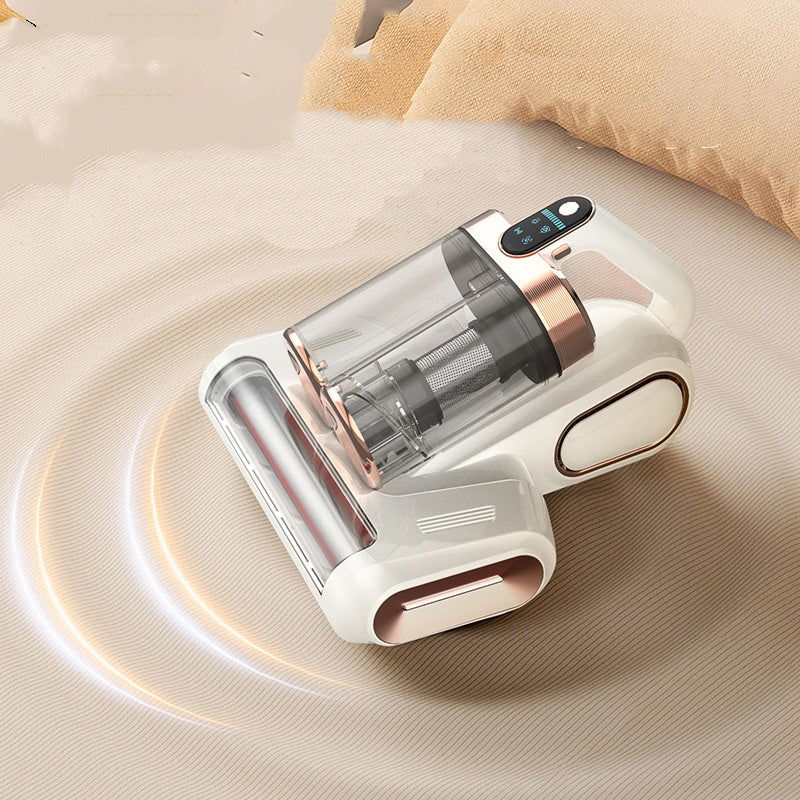 Milbensauger mit Doppel Staubbehälter und Starker Saugkraft Professioneller Matratzenreiniger mit UV-C Sterilisation Effektives Anti Milben Gerät für Allergiker