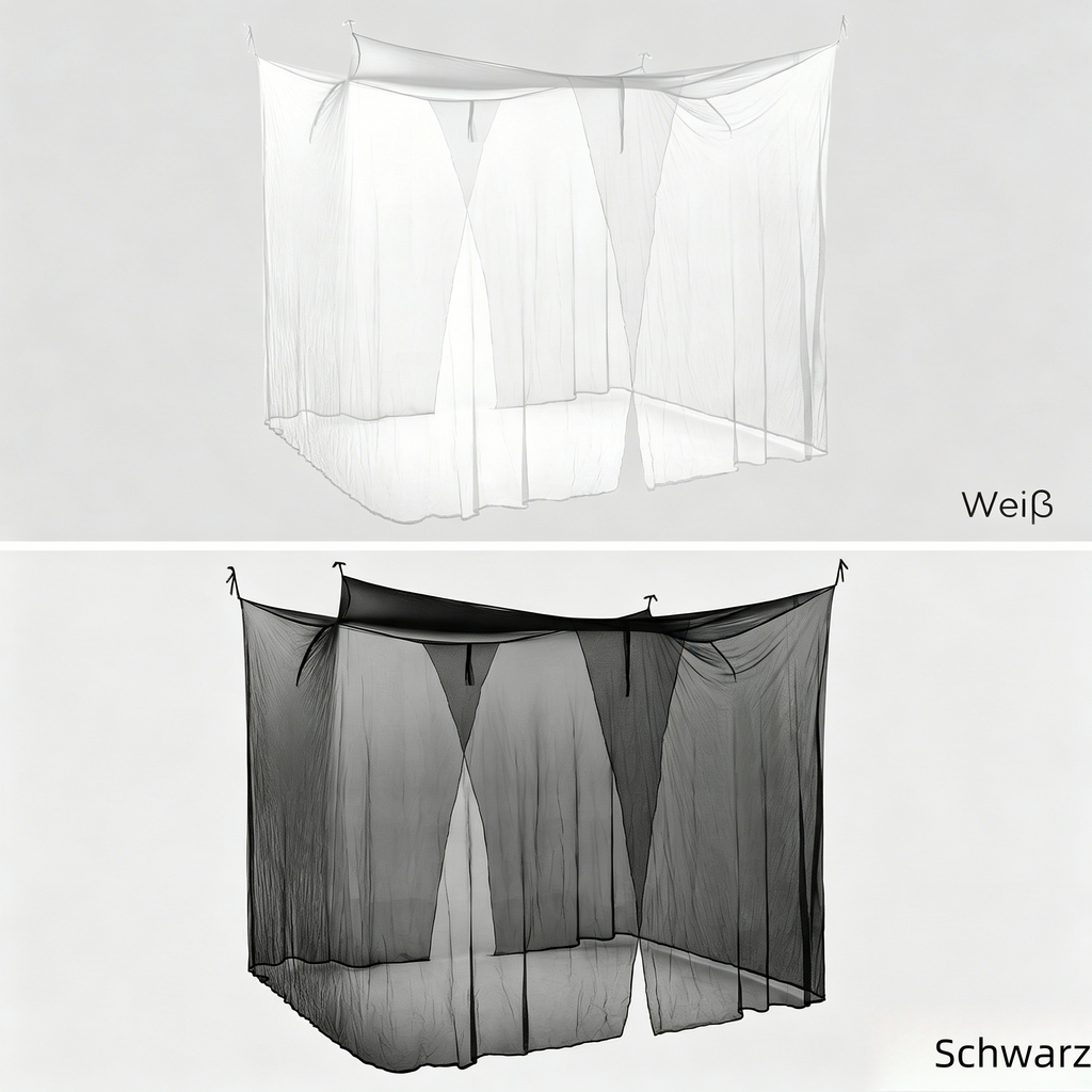 300 x 300 x 250 cm (16 m Aufhängeseil) Großes Moskitonetz für Garten & Terrasse: Insektenschutznetz für Outdoor-Esstisch & Pavillon