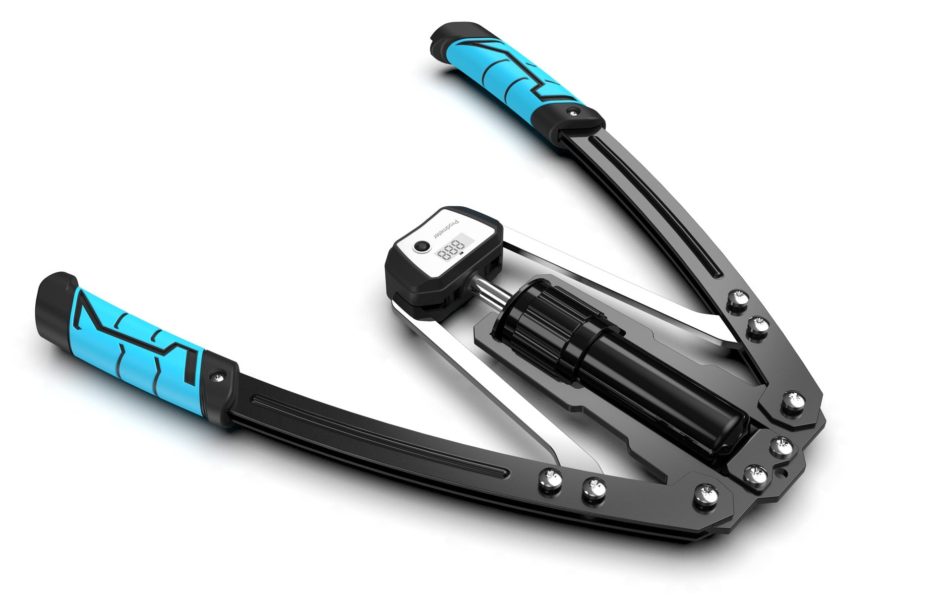 Profi Hydraulischer Armtrainer mit LCD-Zähler – Verstellbarer Widerstand – Brusttrainer & Oberkörper-Trainingsgerät für Zuhause – Sicherer Rückstoß & Ergonomischer Griff