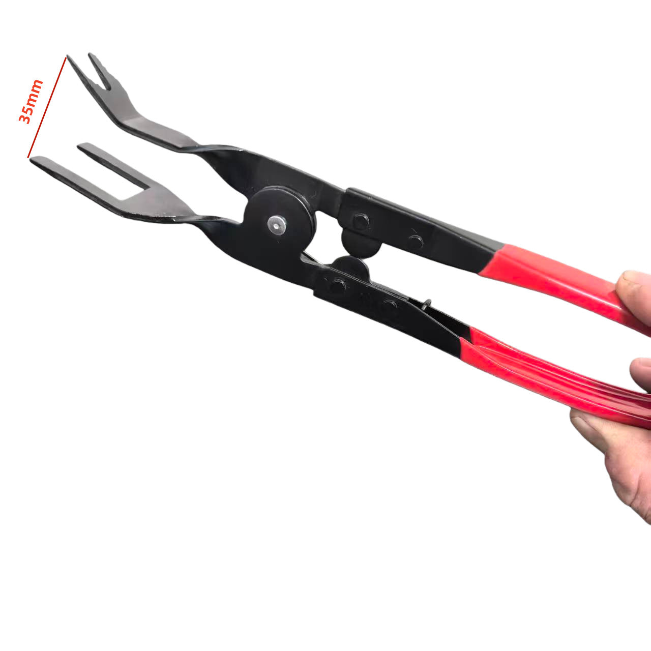 Profi Kfz Demontagezange für Türverkleidungen und Scheinwerfer Spezialwerkzeug zum Entfernen von Clips und Nieten Robuste Aushebelzange für Autoreparatur