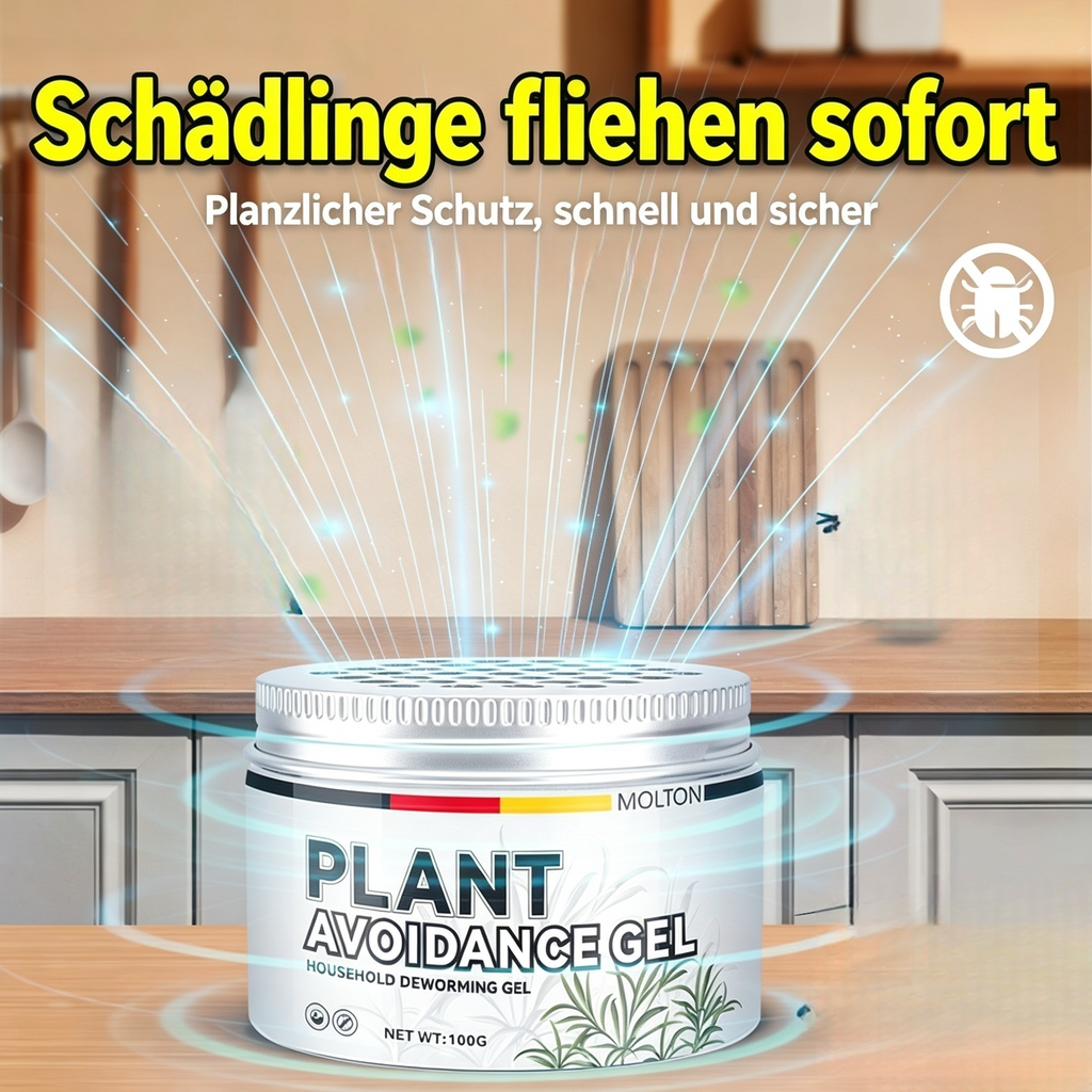 5-teiliges Set Pflanzliches Insektenabwehr-Gel (100g) – Effektiver Schutz gegen Kakerlaken, Mücken, Bettwanzen & Flöhe, Sichere Schädlingsbekämpfung auf Pflanzenbasis für Haushalt & Familie