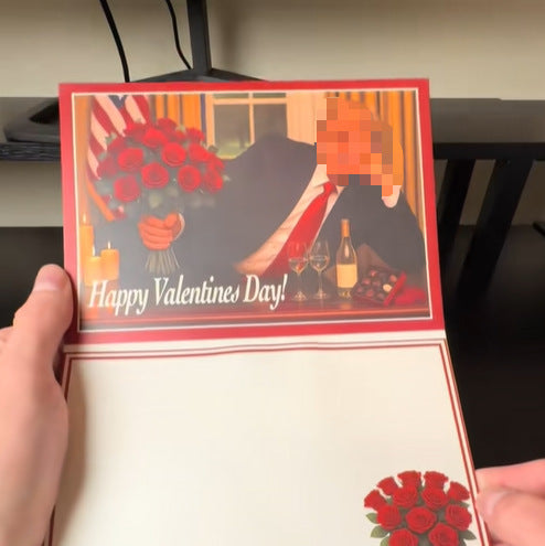 Lustige Valentinskarte mit Humorvollem Spruch Witzige Grußkarte für Partner und Ehepaare Ausgefallene Postkarte zum Valentinstag für Verliebte