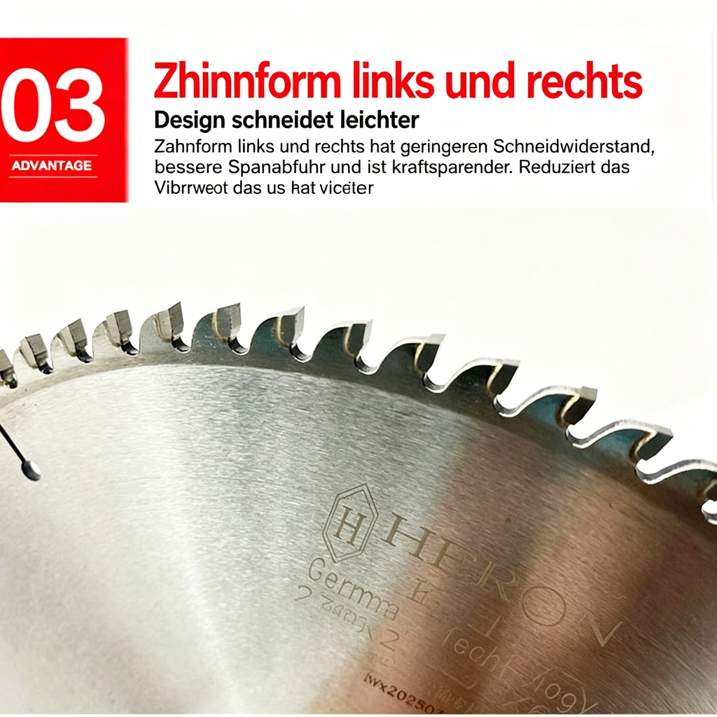 185mm TCT Sägeblatt für Sandwichplatten: 60T Kreissägeblatt für Edelstahl, Blech & Steinwolle