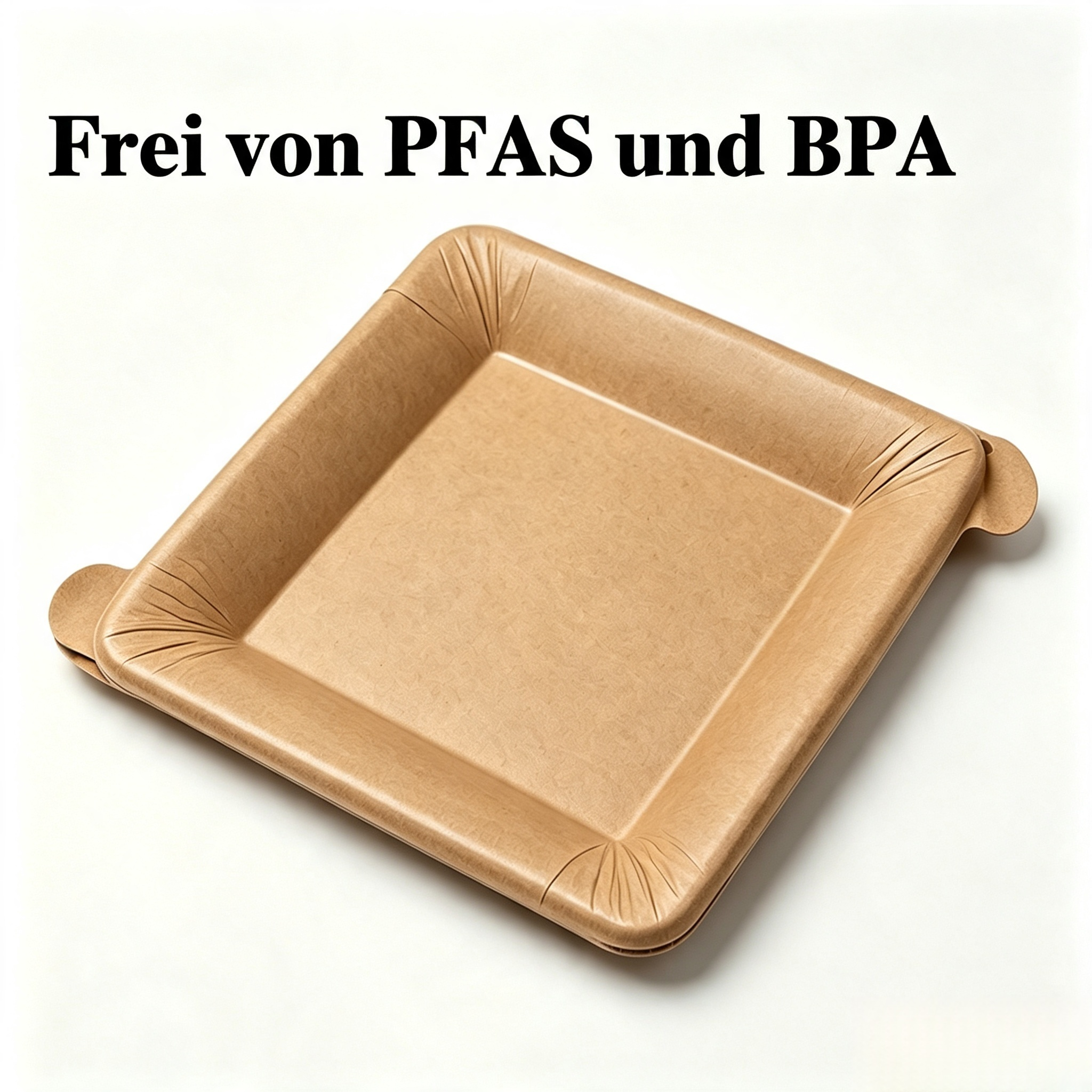 Mehrschichtige Einweg-Abreißteller aus Kraftpapier – Fettbeständig & Wasserabweisend – Abziehbare Papierteller für Party, BBQ, Picknick & Fast Food – Praktisches Einweggeschirr