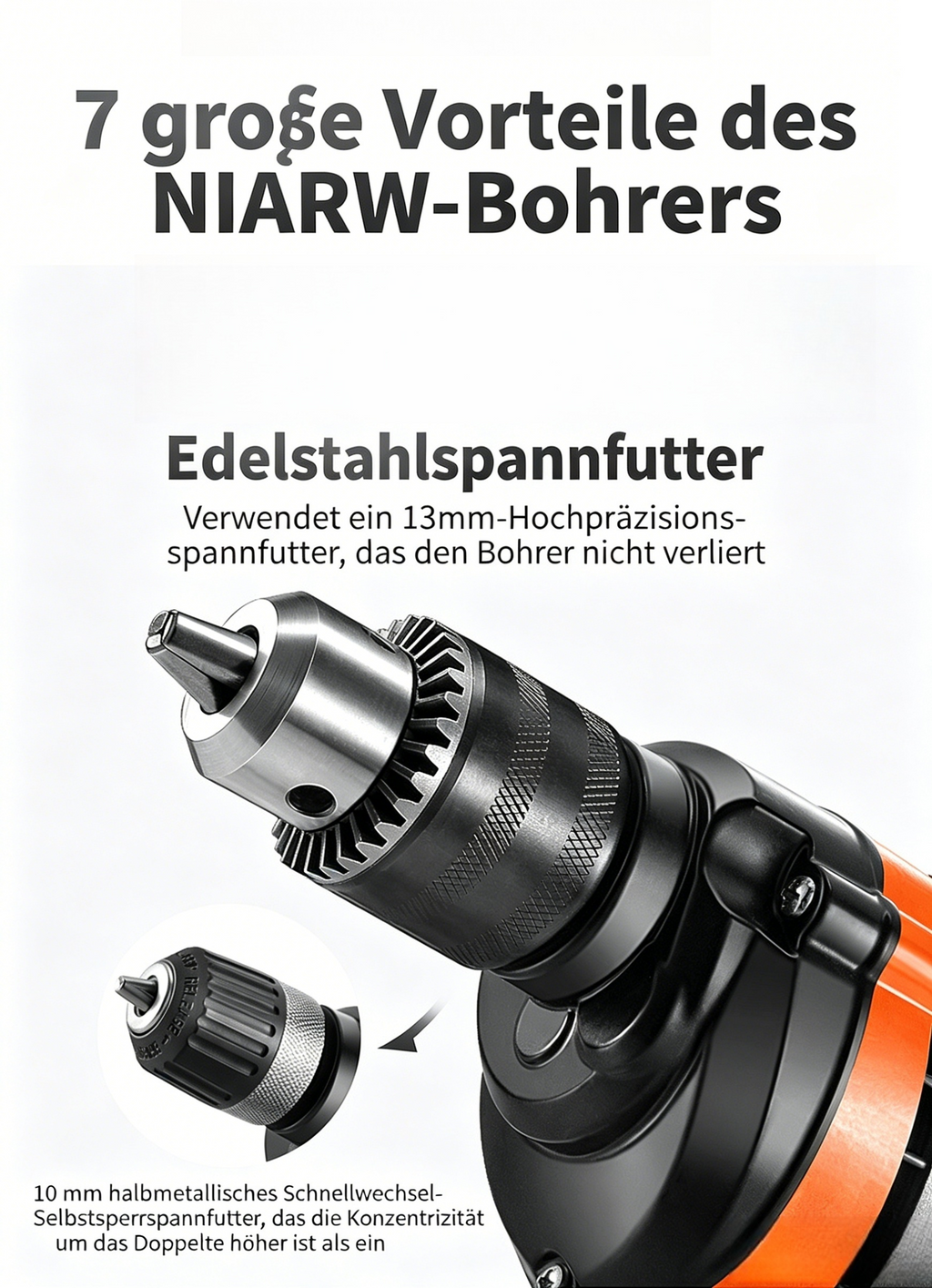 220V-240V Elektrische Schlagbohrmaschine: Multifunktions-Bohrmaschine für Beton & Holz
