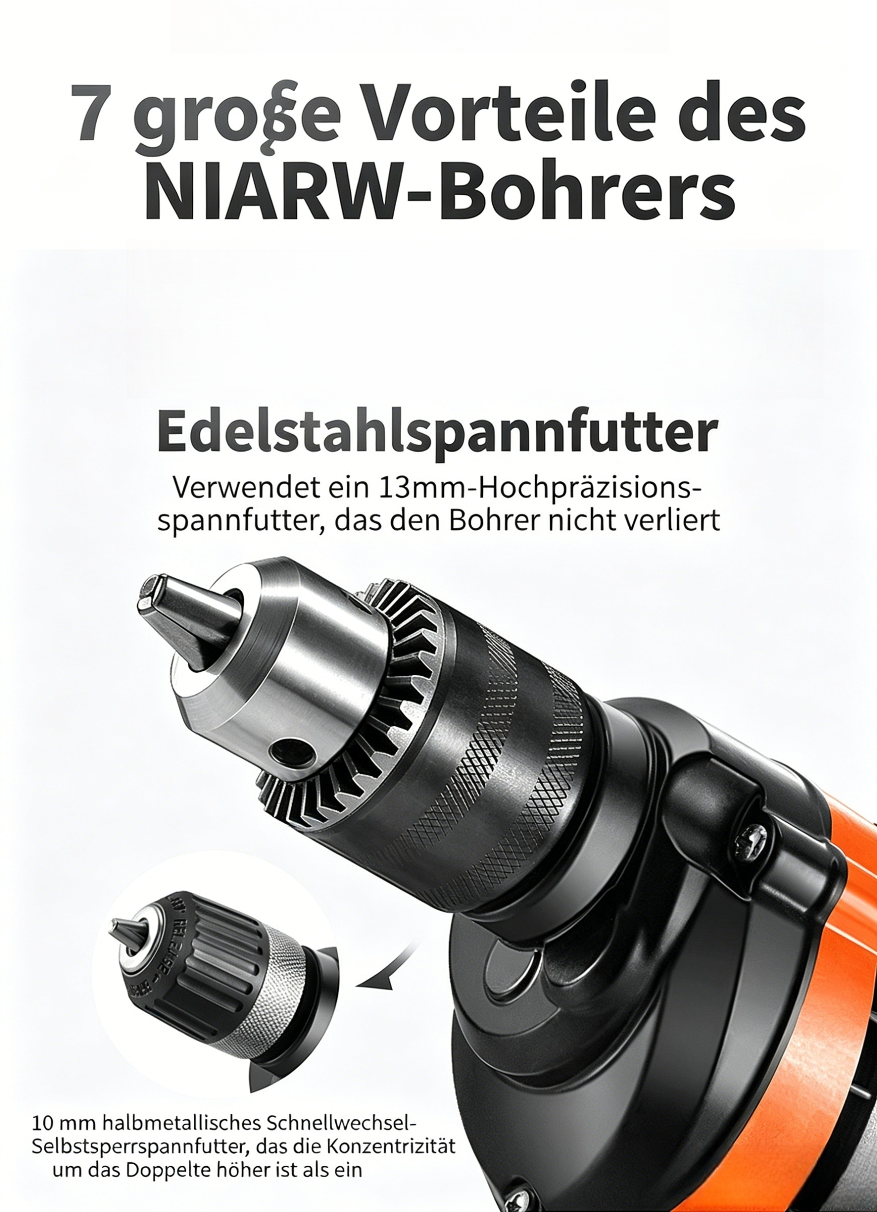 220V-240V Elektrische Schlagbohrmaschine: Multifunktions-Bohrmaschine für Beton & Holz