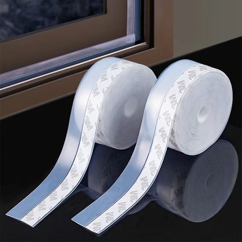 Türdichtung Selbstklebend Fensterdichtung gegen Zugluft und Lärm Gummidichtung für Türschlitz und Fensterrahmen Dichtungsprofil für Glastüren