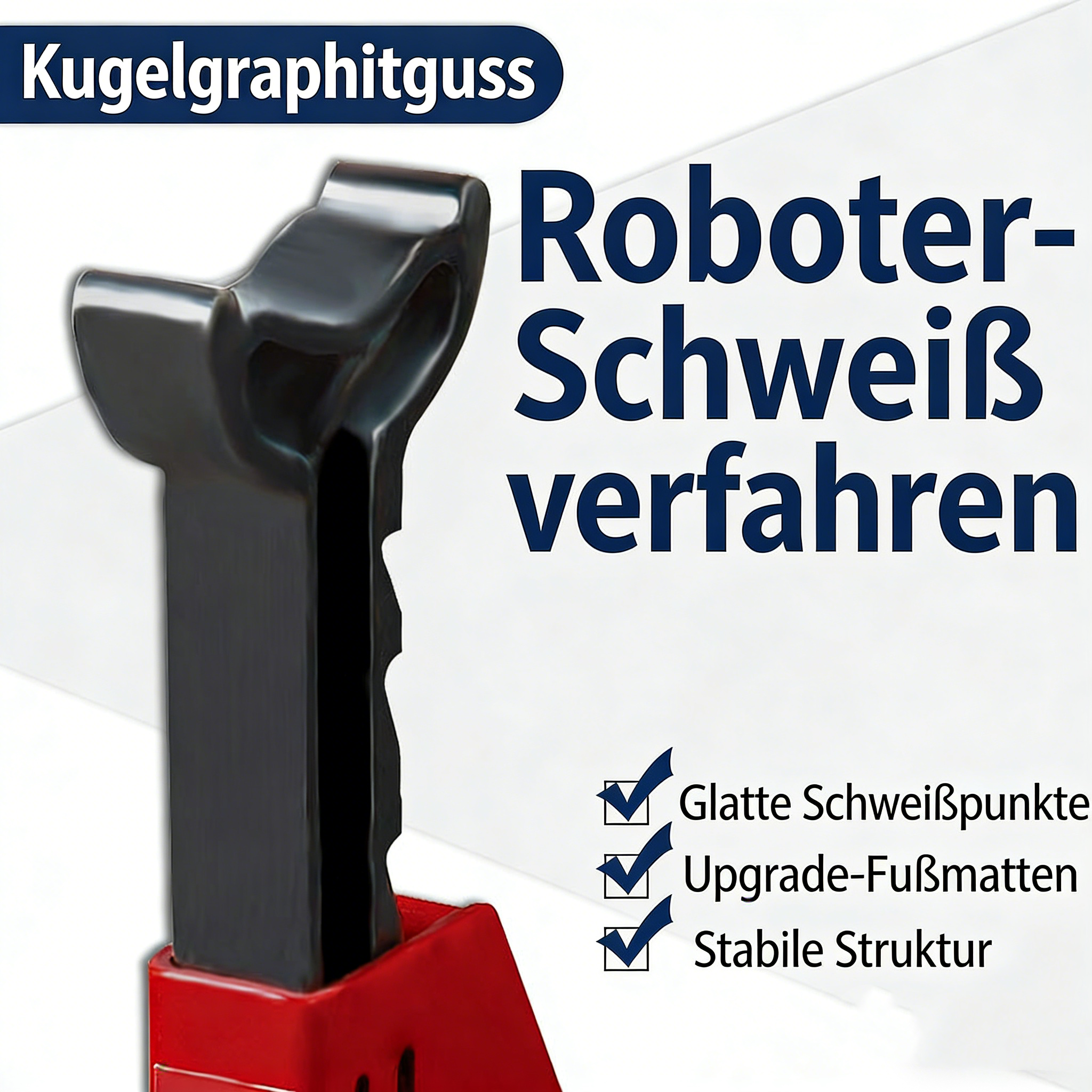 2er Set Unterstellböcke für KFZ – Klappbare Abstellböcke mit hoher Tragkraft – Sicherheits-Stützböcke für Reifenwechsel & Reparatur – Robuste Wagenheber-Ständer
