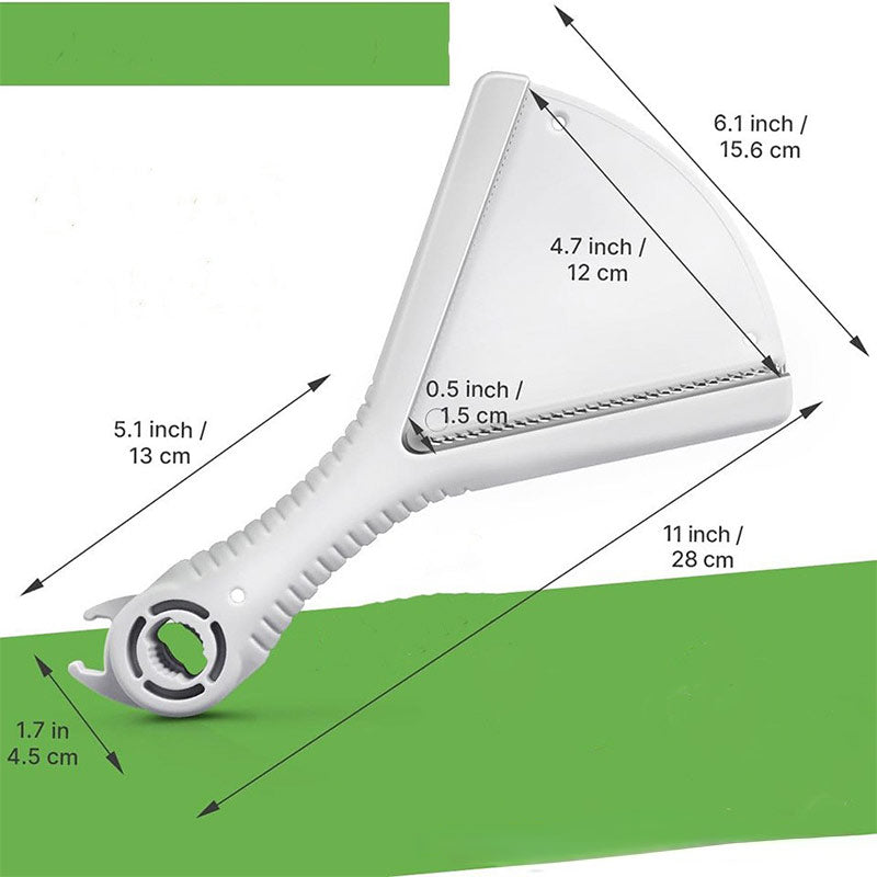 2in1 Jar Opener mit Griff Kraftsparender Deckelöffner Flaschen und Dosenöffner Küchenwerkzeug Rutschfest