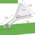 2in1 Jar Opener mit Griff Kraftsparender Deckelöffner Flaschen und Dosenöffner Küchenwerkzeug Rutschfest