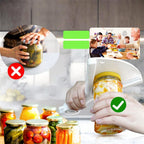 2in1 Jar Opener mit Griff Kraftsparender Deckelöffner Flaschen und Dosenöffner Küchenwerkzeug Rutschfest