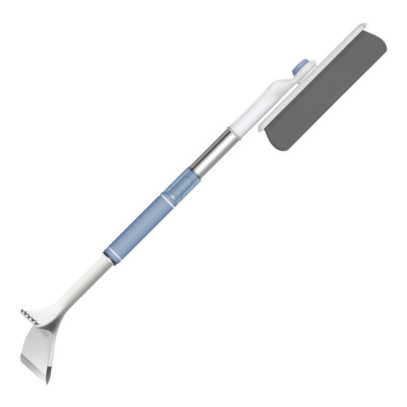 3-in-1 Teleskop Schneebesen & Eiskratzer – Ausziehbarer Aluminium-Schneeschaufel – Autozubehör für Eis, Schnee & Frost
