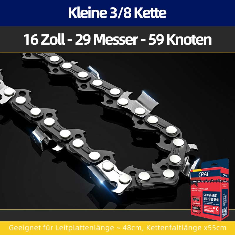 325 Universal Kettensäge Kette 16 Zoll - 1 groß 8 Holzsäge Kette für Elektrokettensägen