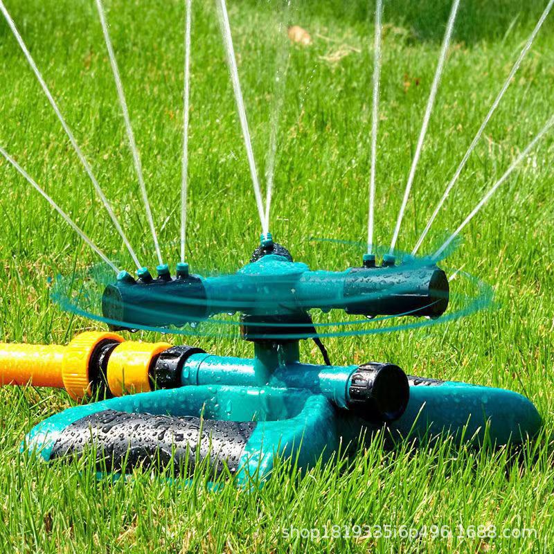 360° drehbarer Gartensprinkler für Gemüse & Garten – automatischer Bewässerungssprenger für Grünflächen & Landwirtschaft