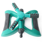 360° drehbarer Gartensprinkler mit Erdspieß – automatischer Bewässerungssprenger für Rasen & Gartenpflanzen