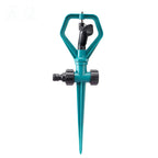 360° drehbarer Gartensprinkler mit Erdspieß – automatischer Bewässerungssprenger für Rasen & Gartenpflanzen