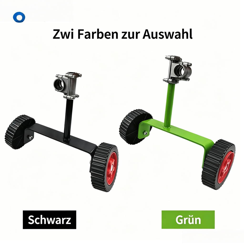 Universal Stützräder für Rasentrimmer & Motorsense: Führungsrad für 26mm/28mm Schaft