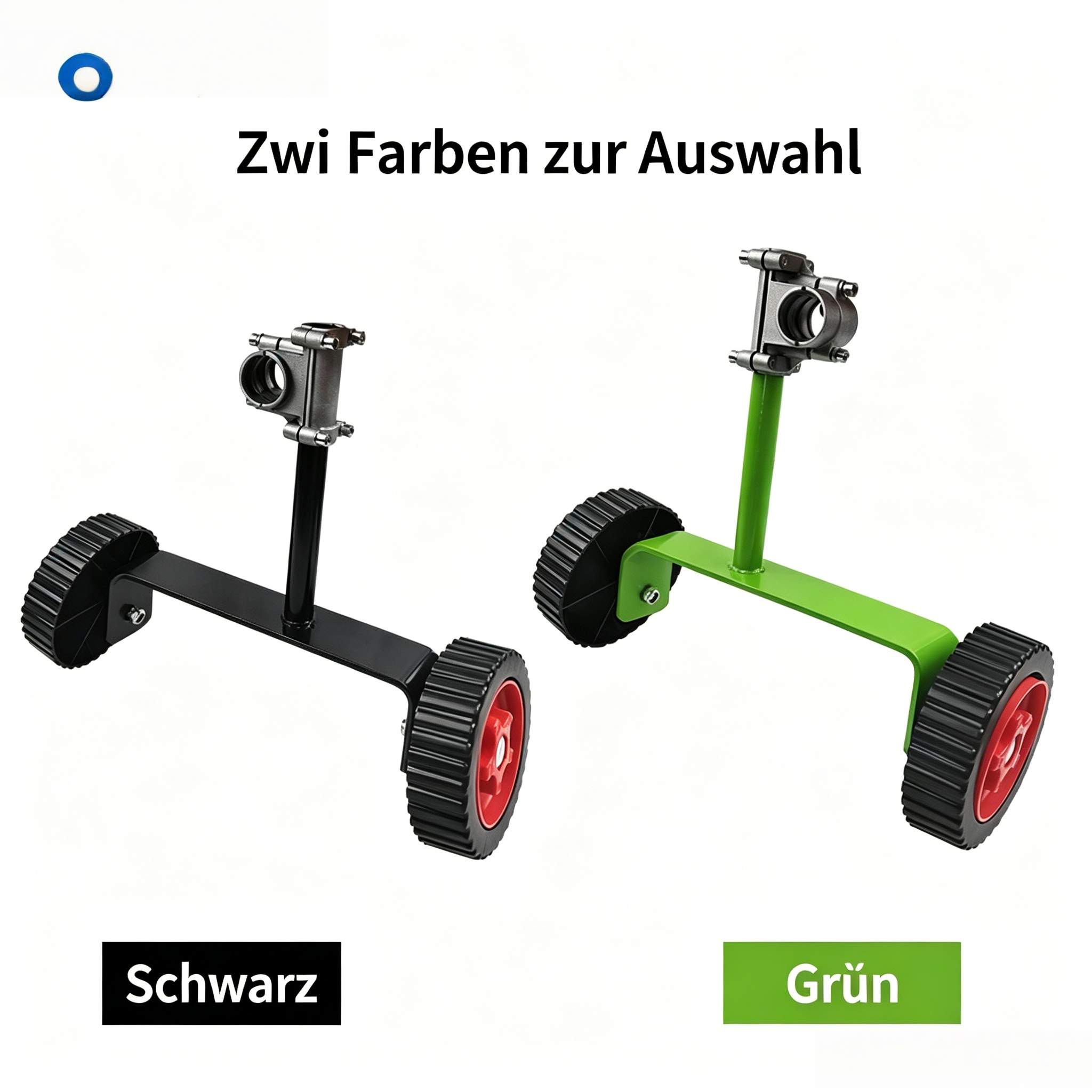 Universal Stützräder für Rasentrimmer & Motorsense: Führungsrad für 26mm/28mm Schaft