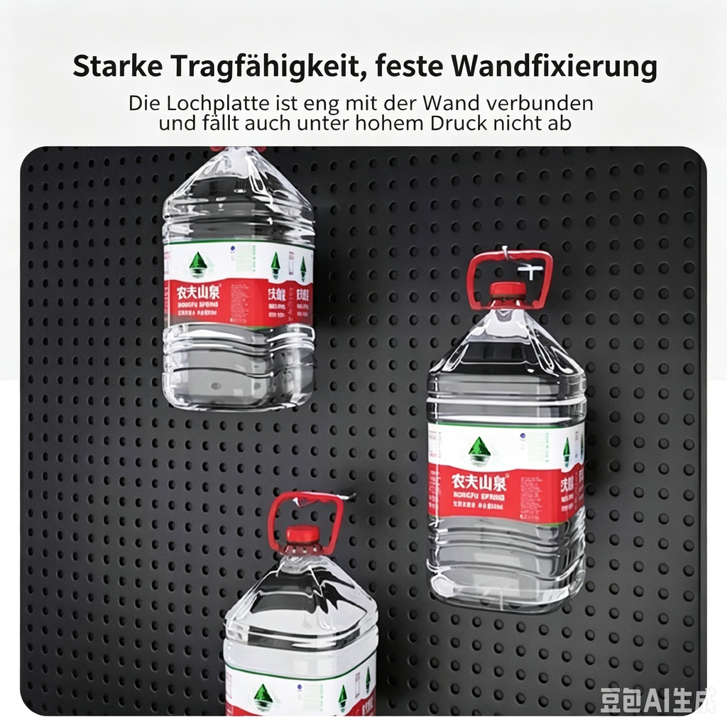 Werkzeug-Lochwand aus Edelstahl für die Wand: Universal Lochplatte & Werkzeugregal für Werkstatt