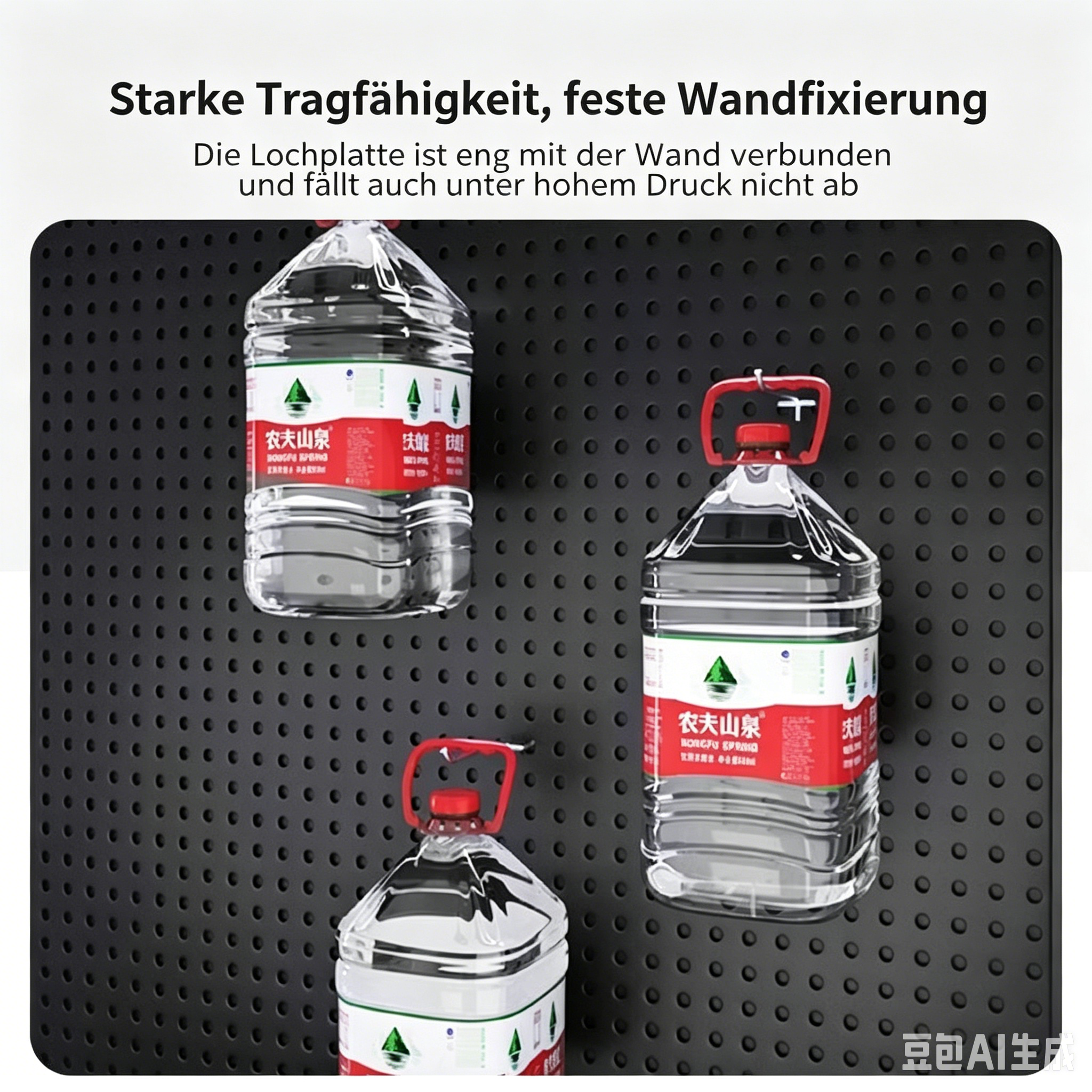 Werkzeug-Lochwand aus Edelstahl für die Wand: Universal Lochplatte & Werkzeugregal für Werkstatt