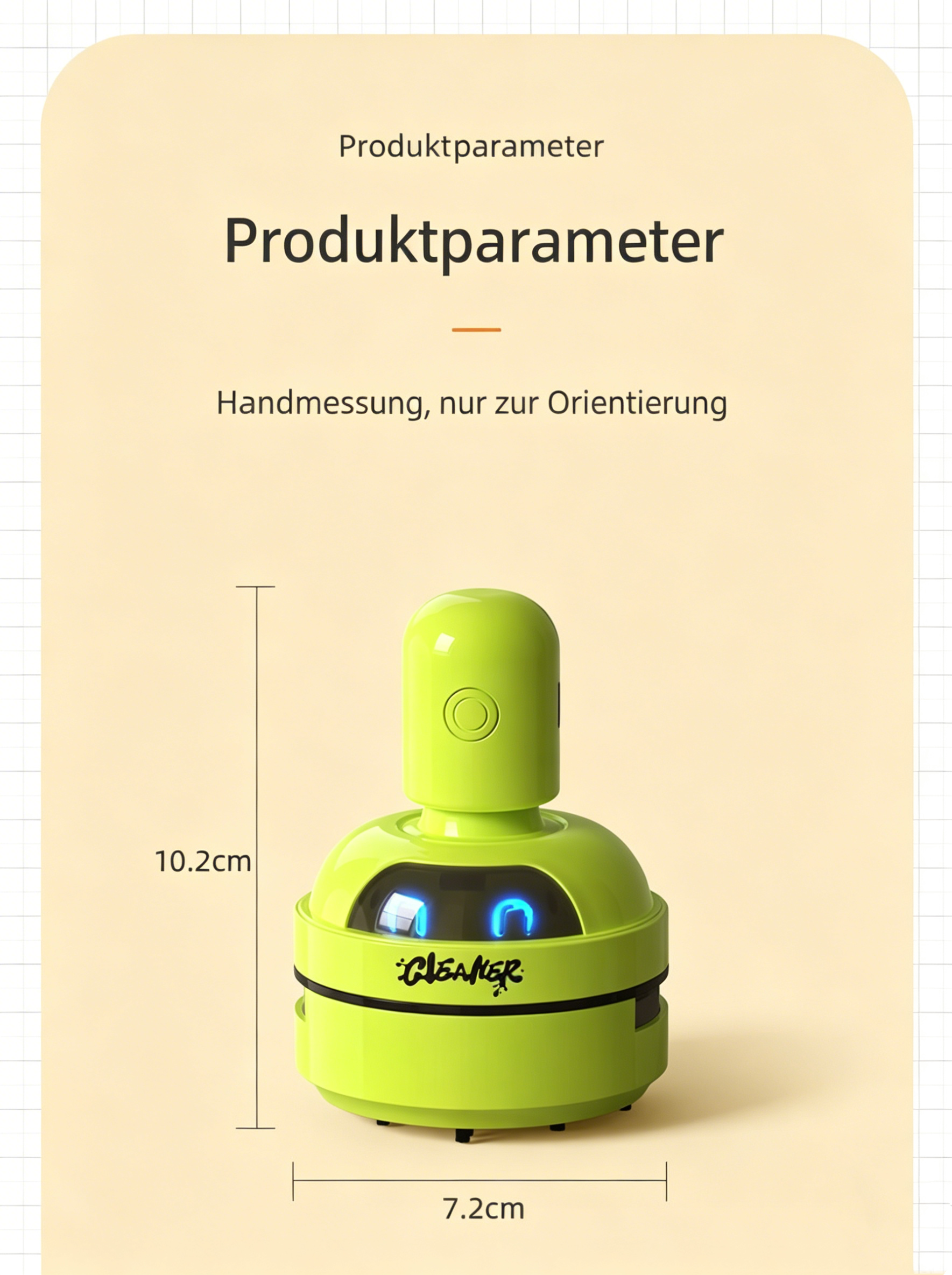 Mini Tischstaubsauger für Kinder: Niedlicher Krümelsauger für Radiergummireste & Tastatur