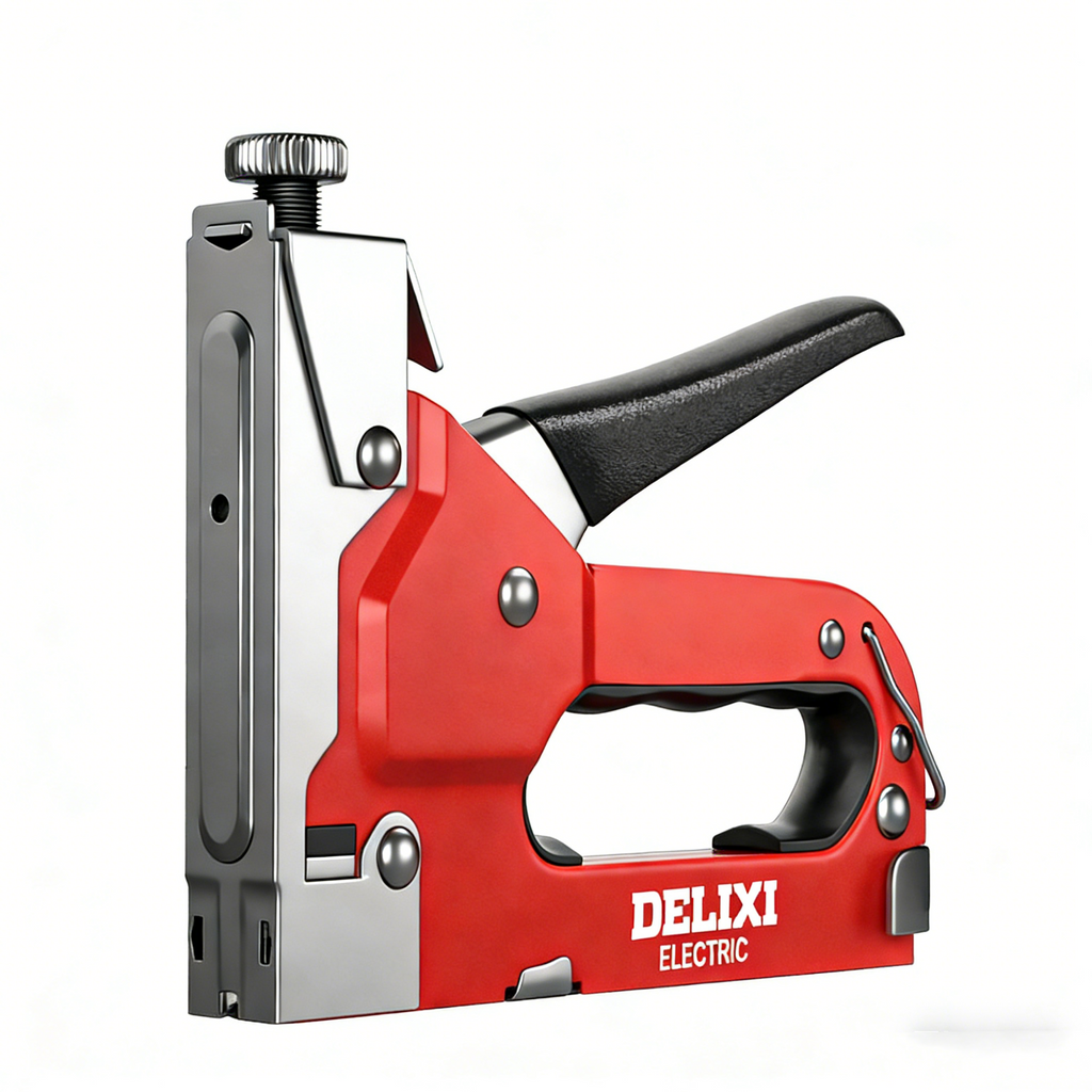 4-in-1 Handtacker Set – Robuste Nagelpistole für Holz & Polster – Inkl. Klammern & Nägel – Ideal für Heimwerker & Deko