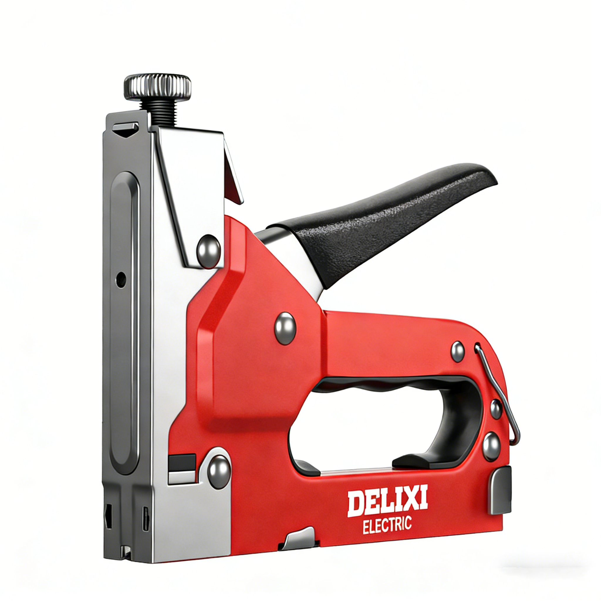 4-in-1 Handtacker Set – Robuste Nagelpistole für Holz & Polster – Inkl. Klammern & Nägel – Ideal für Heimwerker & Deko