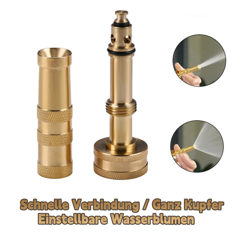 4-Zoll Messing Spritzdüse – Hochdruck-Gartenspritze für direktes Sprühen