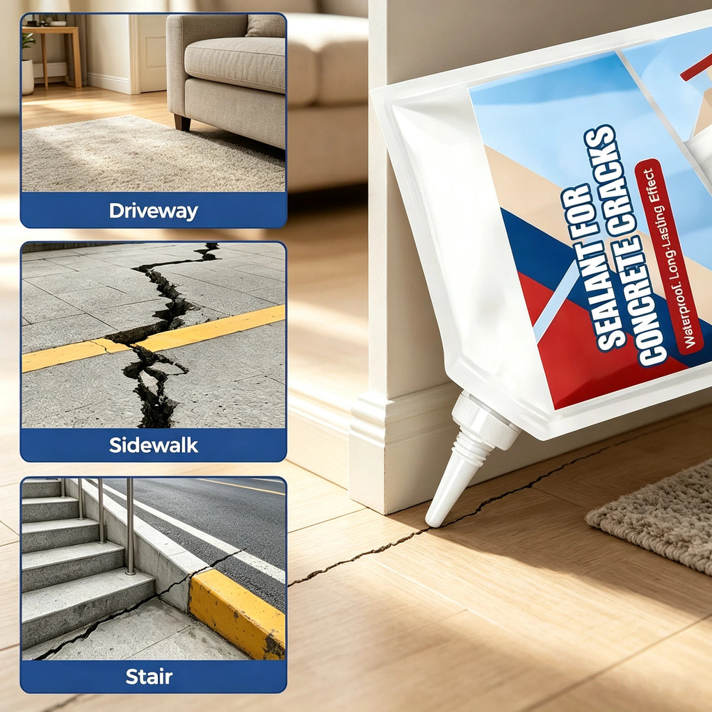 Beton Rissdichtung 500g – Wasserdichter Betonfüllstoff & Fugenmasse für Auffahrt, Gehweg, Treppen & Fliesen