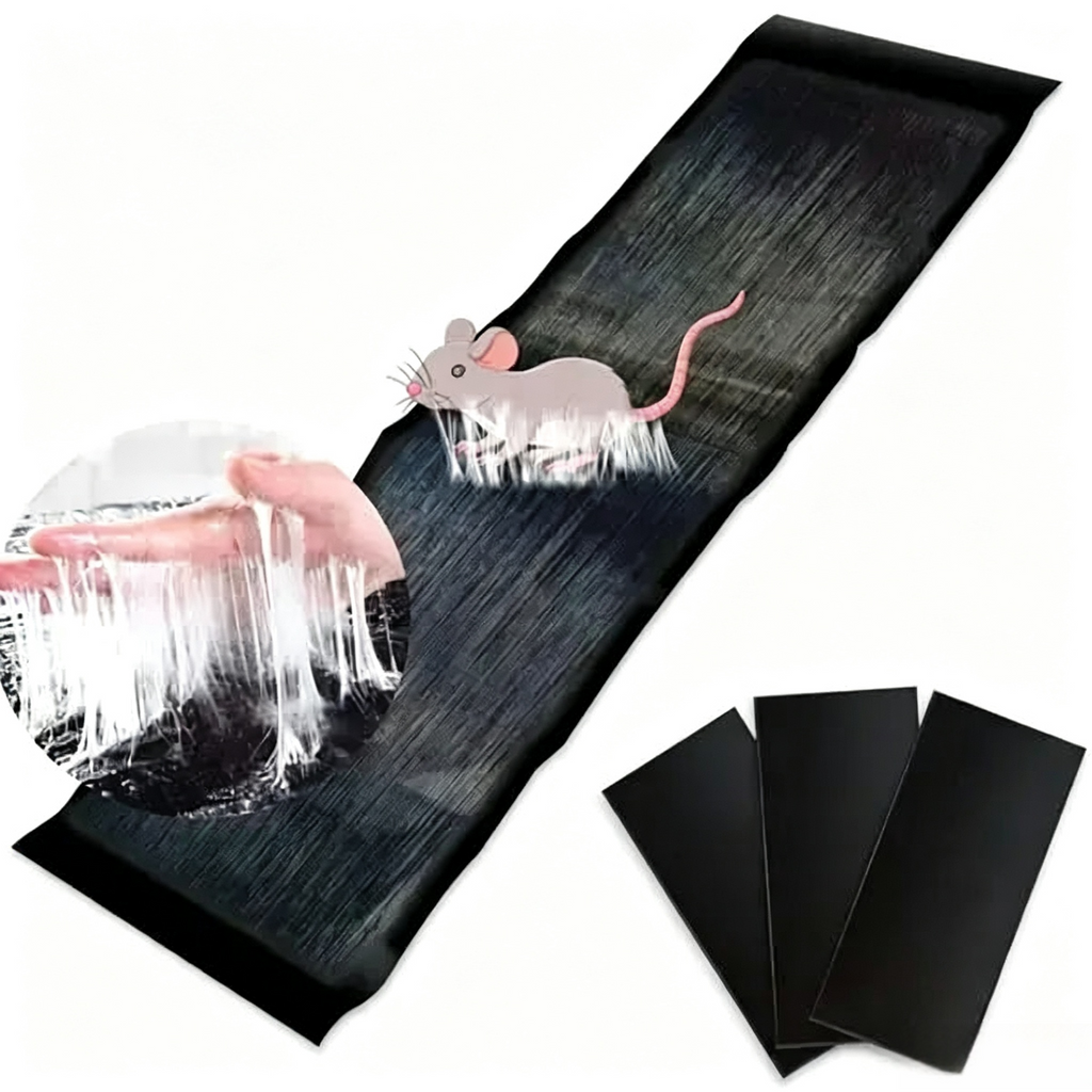 120*27.5cm Ratten Klebematte Rolle mit Extra Starke Klebekraft – Profi Mäuse-Klebeband für Lagerhallen, Garage & Landwirtschaft