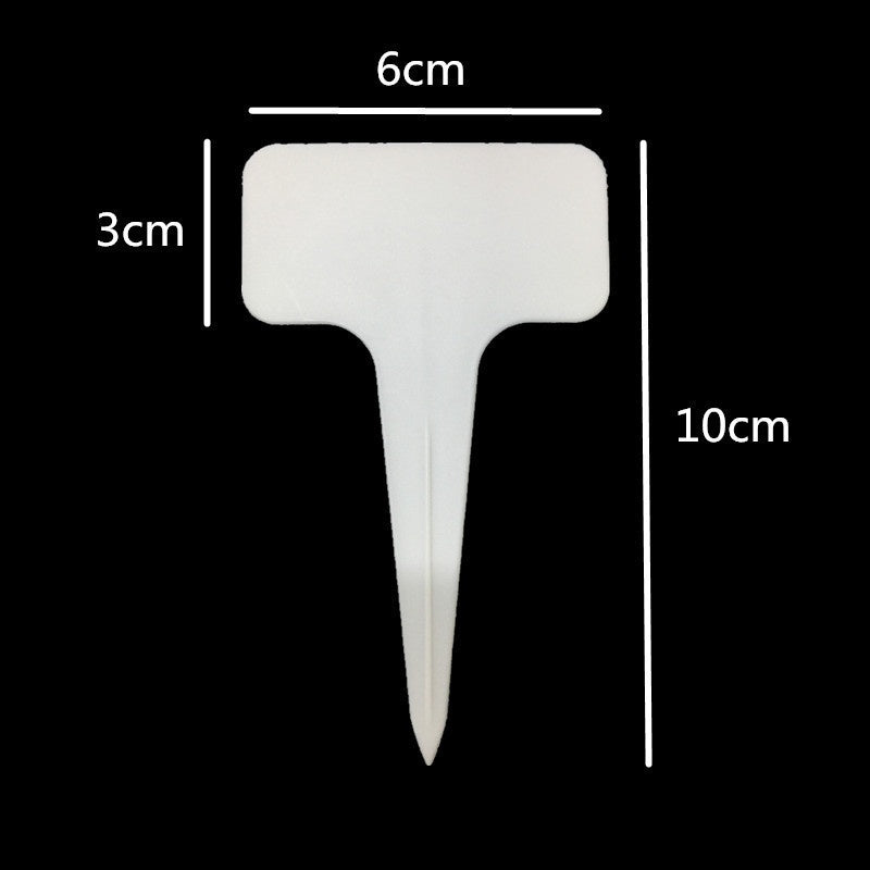 Extra Dicke Pflanzenstecker – 100 Stück Kunststoff-Stecketiketten für Garten & Balkon – Wetterfeste Pflanzschilder zum Beschriften – Robuste Kräuterschilder für Saatgut & Töpfe