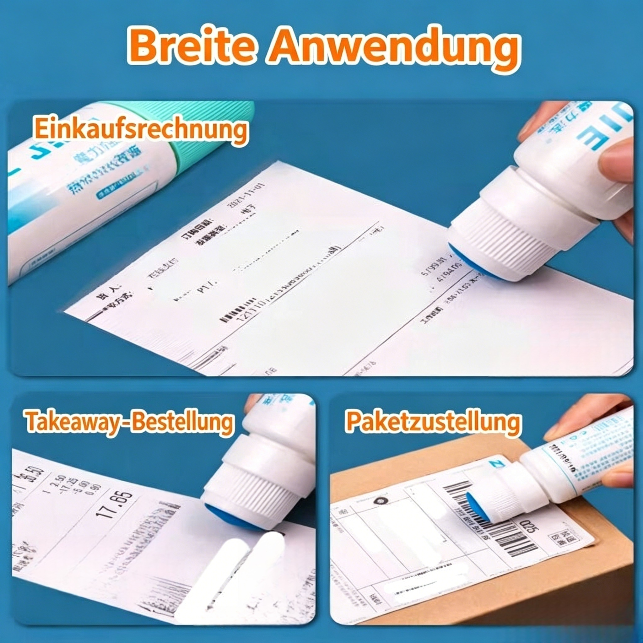 Thermo-Schwärzungsflüssigkeit für Pakete: Mobiler Privatsphäre-Schutz & Express-Datenlöscher