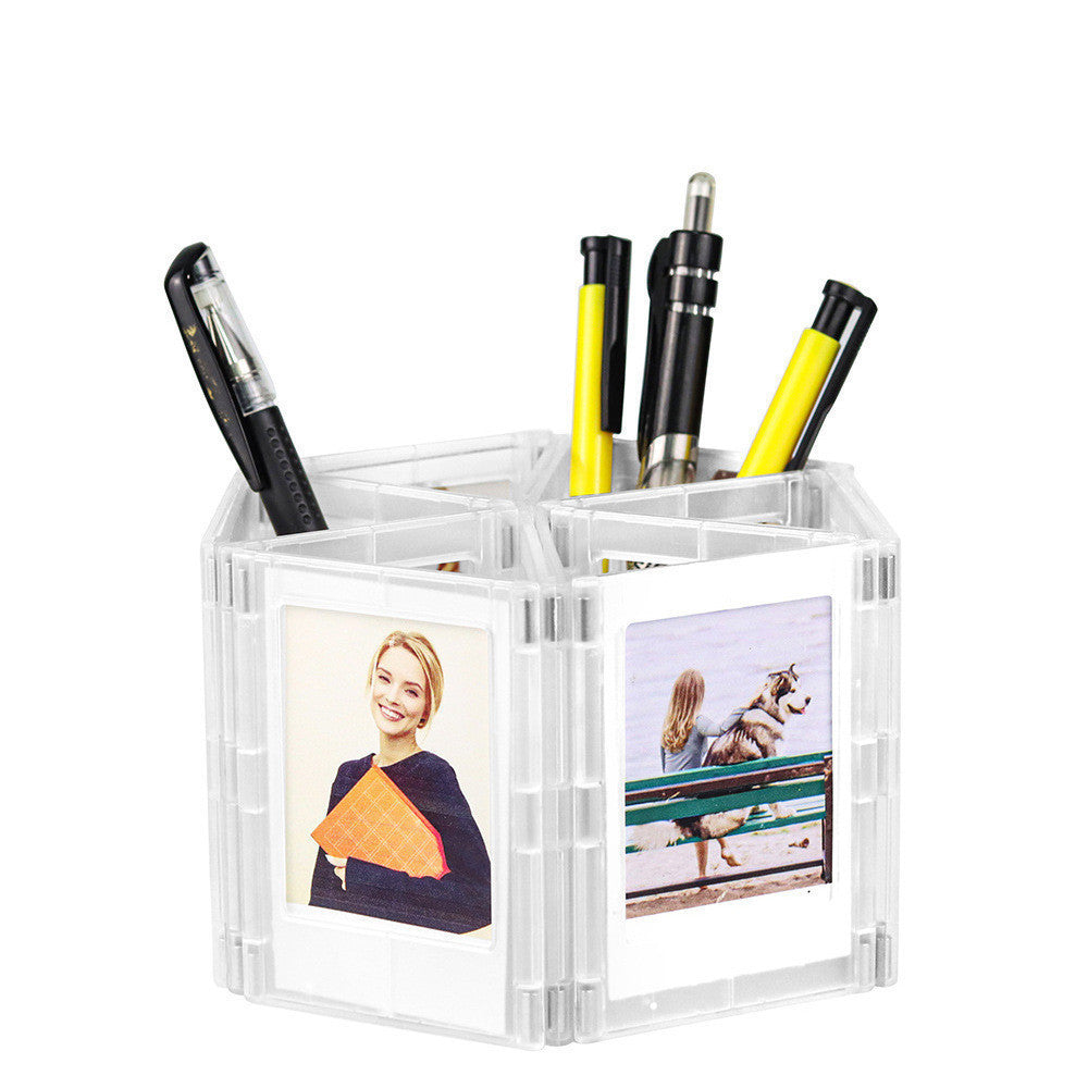 Magnetische Bilderrahmen Set für Instax Mini – 3 Zoll Bunte Fotomagnete für Kühlschrank – DIY Kreative Bilderrahmen für Fujifilm Instax Mini