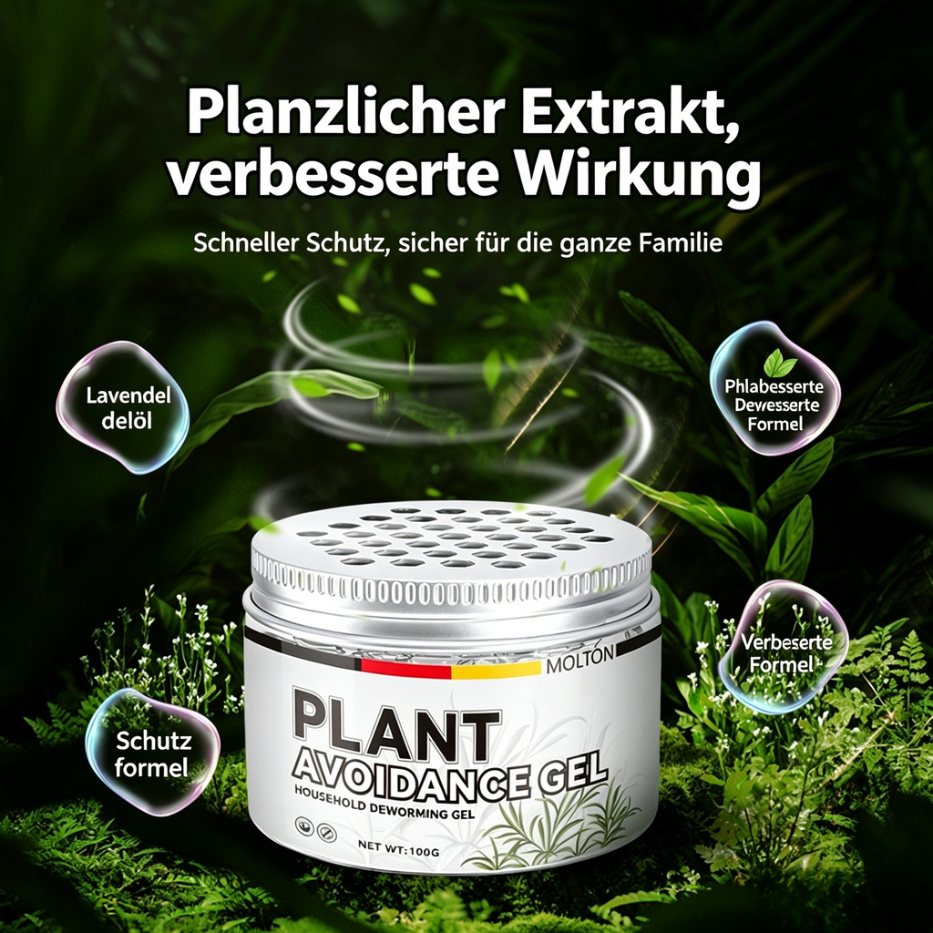 5-teiliges Set Pflanzliches Insektenabwehr-Gel (100g) – Effektiver Schutz gegen Kakerlaken, Mücken, Bettwanzen & Flöhe, Sichere Schädlingsbekämpfung auf Pflanzenbasis für Haushalt & Familie
